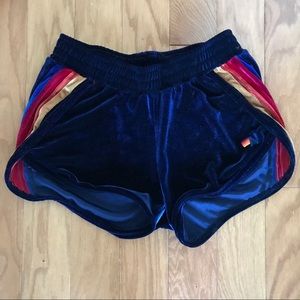 Aviator Nation Velvet Shorts